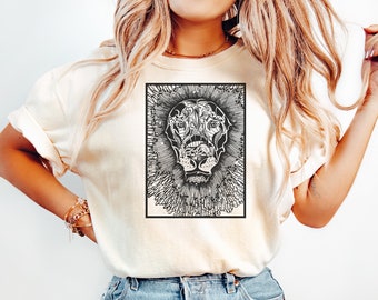 Lion Shirt Animal Kingdom Tshirt Lion of Judah Animal Kingdom Tshirt Firefighter Gift Juneteenth Gift Land of The Free Faith Over Fear