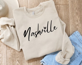 Nashville Sweatshirt with Iconic Wings Bachelorette Party Sweatshirt Nashville Iconic Sweatshirt Bachlorette Party Nash Bash Angel Wings