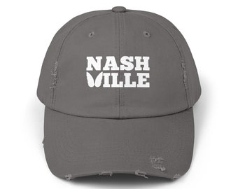 Nashville Wings Iconic Kelsey Montague Art Unisex Nashville Souvenir Hat with Angel Wings Music City Fashion Nashville Bachlorette