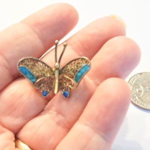 Silver Filigree Butterfly / 800 Silver Brooch / Pin / 800 Jewelry / Filigree Jewelry / Butterfly Jewelry / Butterfly Brooch / Pin