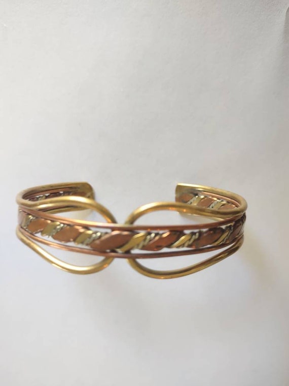 Copper Cuff Bracelet / Copper Bracelet / Brass Cuf