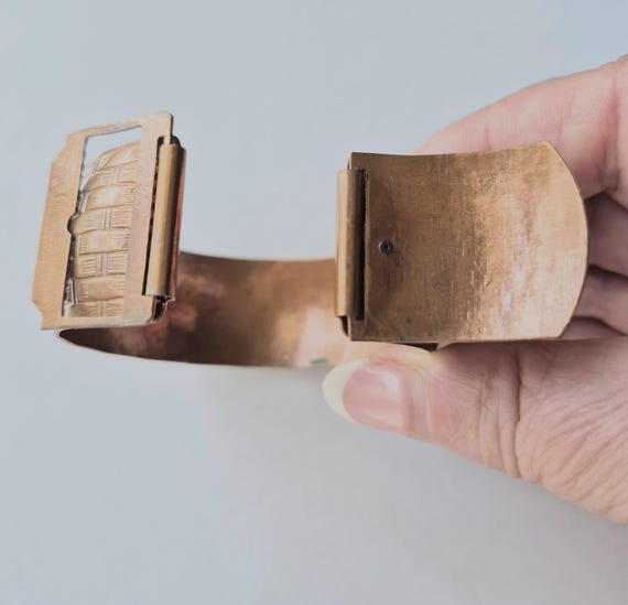 Copper Bracelet/ Copper Bangle/ Copper Link Brace… - image 3