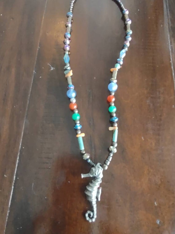 Seahorse Necklace/ Seahorse Jewelry/ Seahorse Ite… - image 2