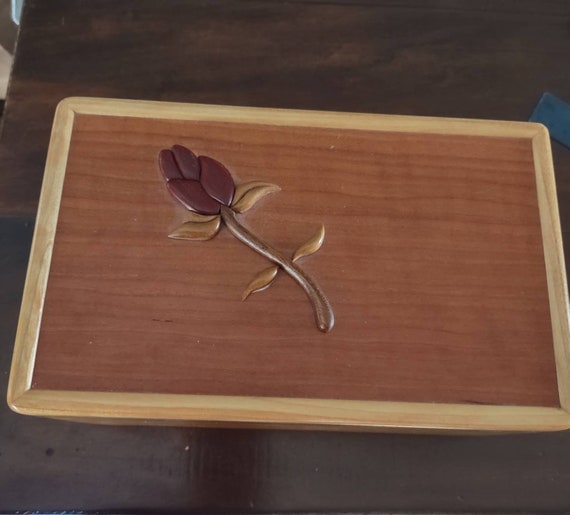Wood Jewelry Box /Handcrafted Box / Wood Box / Je… - image 2
