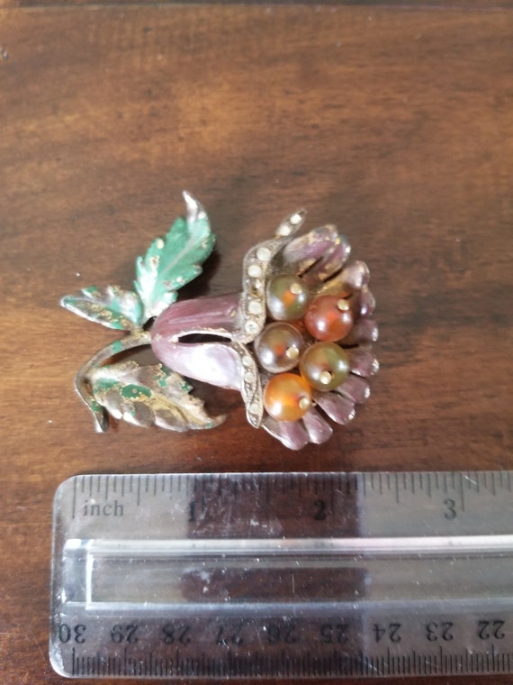 Antique Brooch / Pin / Antique Lilly Brooch / Pin… - image 6