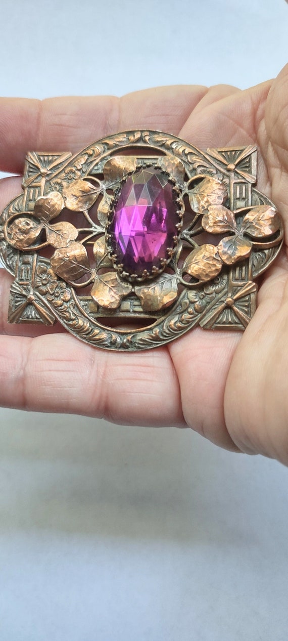 antique pin antique brooch Gem