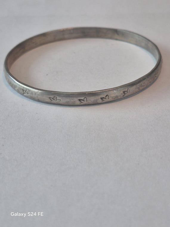Sterling Bangle/ Silver Bangle/ Silver Bracelet / Sterling Bracelet / Sterling Jewelry / 925 Bangle/ Mexico 925 Bangle/ Mexico Items