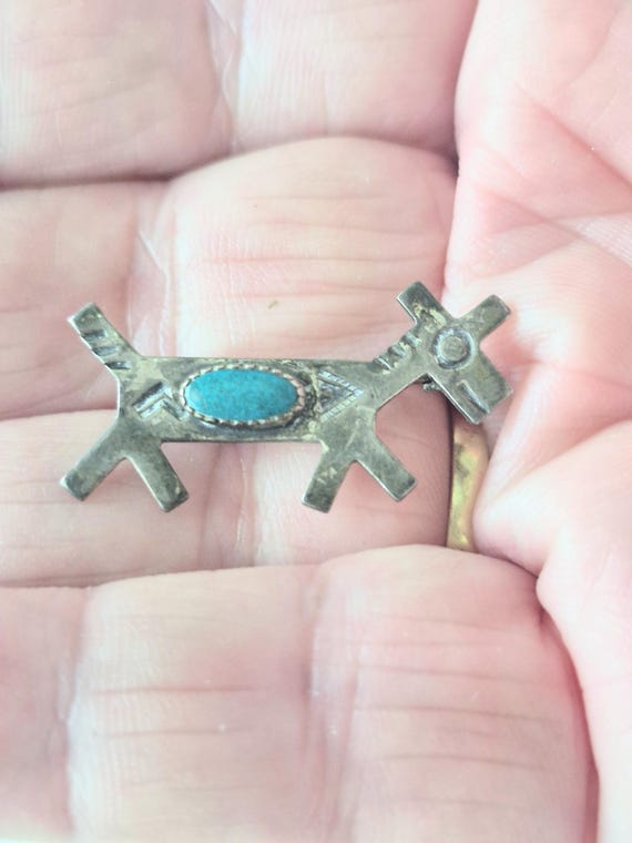 Navajo Brooch / Pin / Trading Post Brooch / Pin /Turquoise Brooch / Pin / Sterling Brooch / Pin/ Navajo Jewelry / Trading Post Jewelry