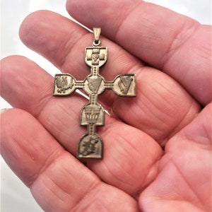 Sterling Celtic Cross / Silver Celtic Cross / Celtic Jewelry / Sterling Cross / Silver Cross / Ireland Items / Itrish Items