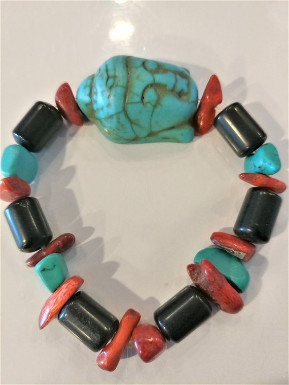 Turquoise Bracelet / Buddah Bracelet / Buddah Jewe