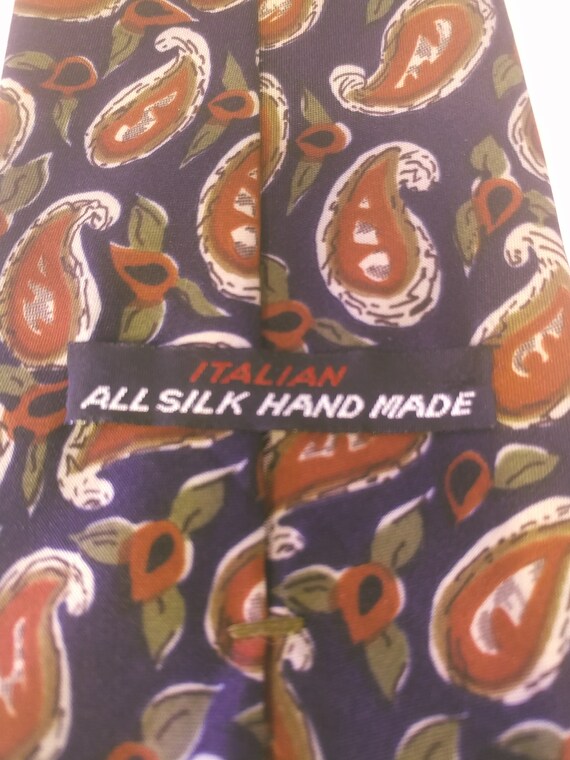 Italian Silk Tie / Silk Tie / Italy Tie / Hand Ma… - image 3