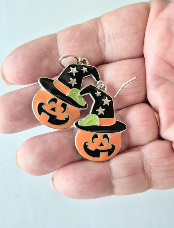 Halloween Earrings / Jack o Lantren/ Halloween Items / Halloween Jewelry/ Pumpkin Earrings / Pumpkin Jewelry/  Halloween  Decor