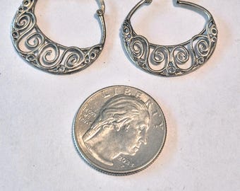 Filigraan sterlingzilveren oorringen