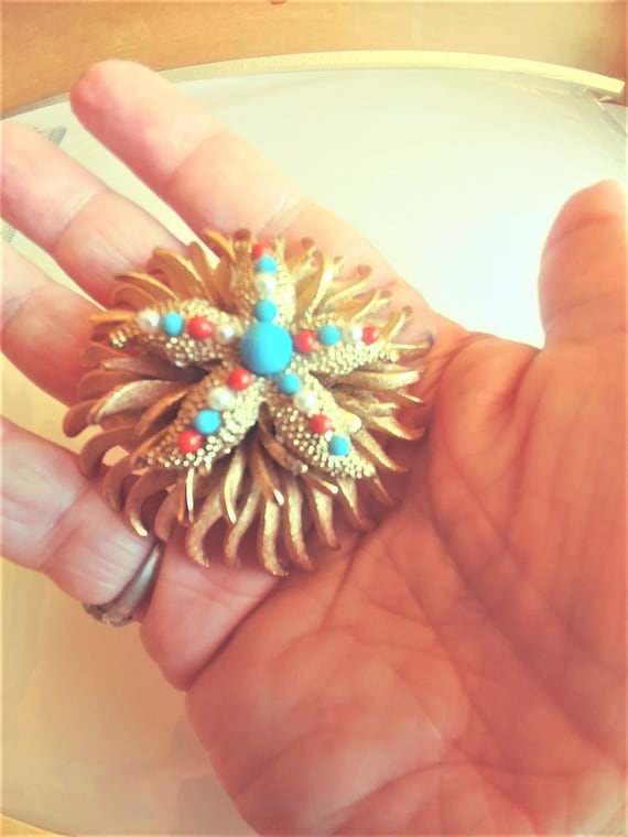 Large Starfish Brooch / Pin / Starfish Jewelry / M