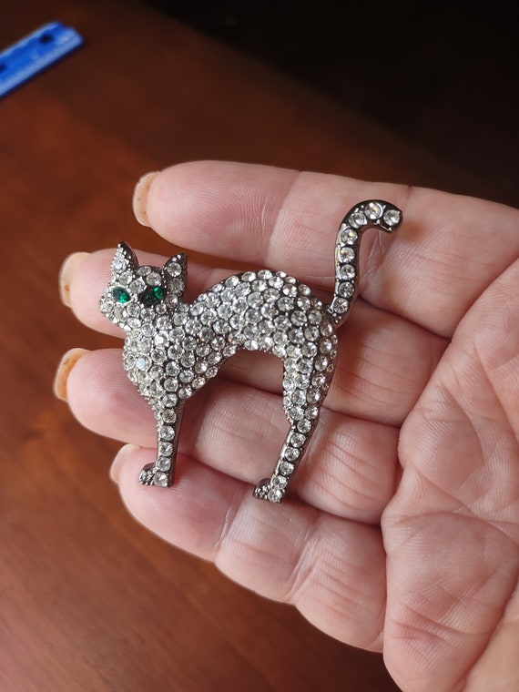 Antique Brooch / Pin / Antique Cat Brooch Pin / Pa