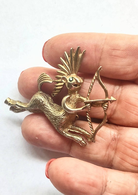 Sagittarius  Brooch / Pin / Sagittarius Jewelry / 