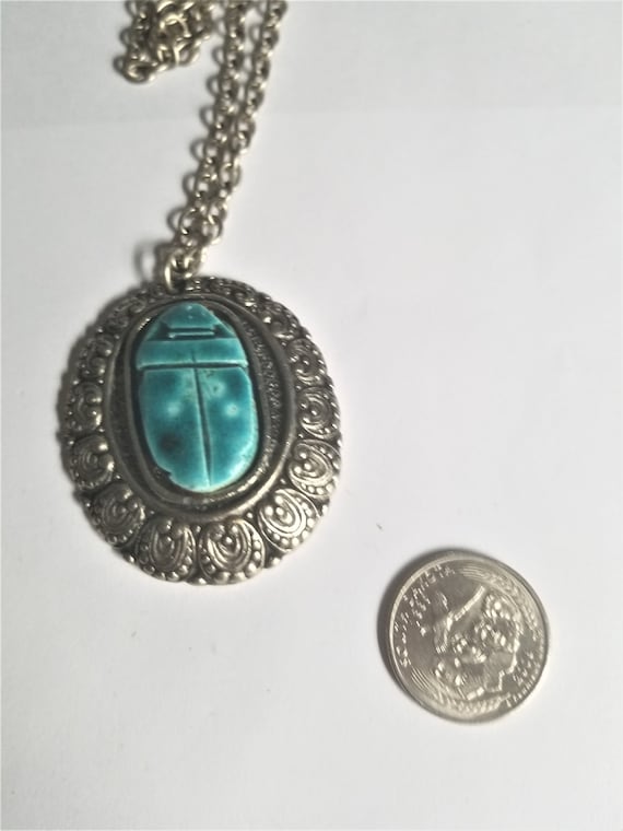 Scarab Necklace / Scarab Jewelry / Scarab Items / 