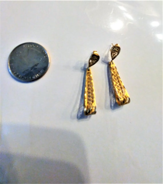 14KT Gold Earrings / 14Kt Gold Pierced Earrings /