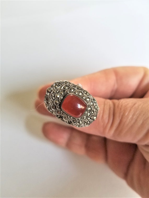 Antique Marcasite Ring / Marcasite Ring / Marcasit