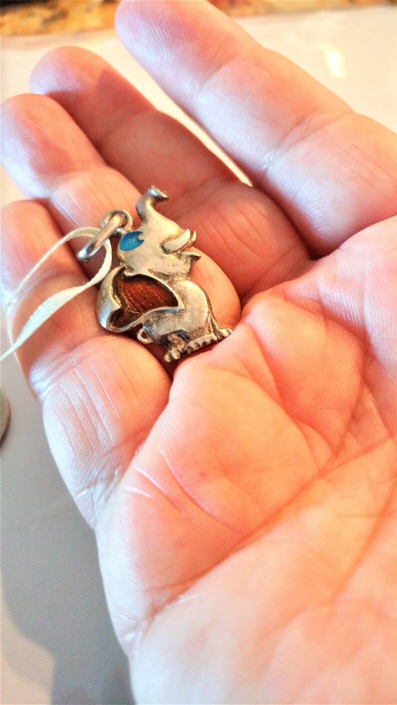 Silver Elephant Pendant Elephant Necklace Silver Elephant Necklace Silver Elephant Pendant Sterling Elephant Necklace Silver Jewelry