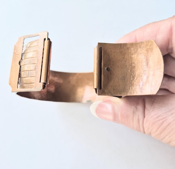Copper Bracelet/ Copper Bangle/ Copper Link Brace… - image 4
