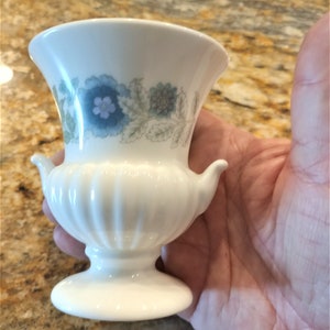 Wedgwood Vase / Wedgwood Dishes /Rose Vase / Wedgwood Items / England Items / Fine Bone Vase / Bud Vase / Blue Vase /