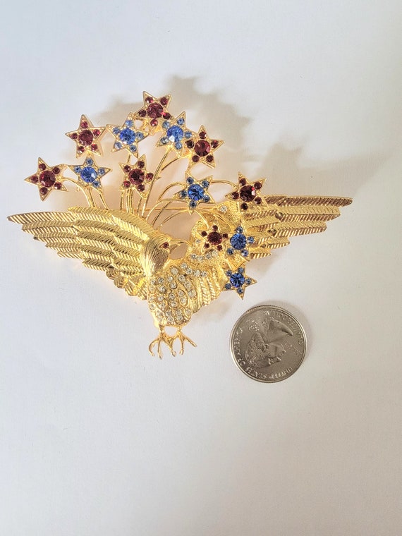 Eisenberg Brooch / Pin / Eagle Brooch / Pin / Patriotic Brooch / Pin / Eagle Items / Eisenberg Brooch / Pin / Designer Brooch / Pin