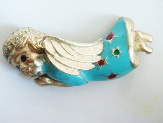 Unique Christmas Brooch / Pin / Rare Brooch / Pin… - image 2