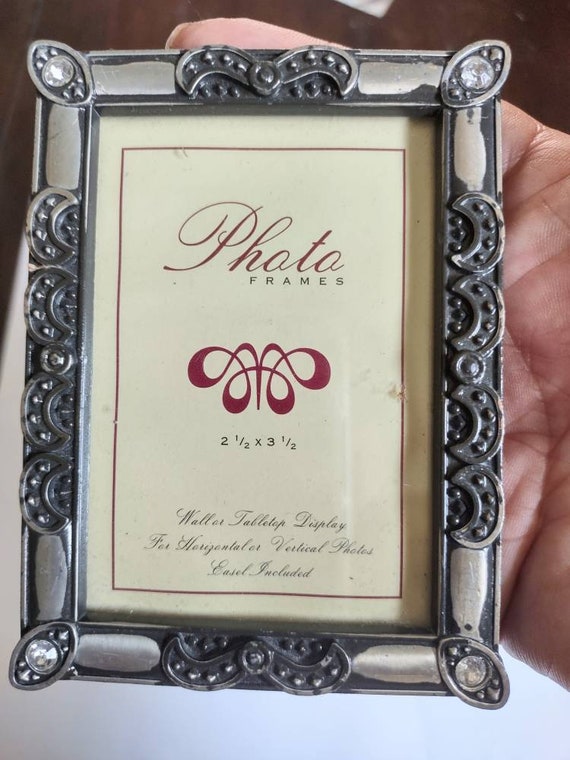 Small Silver Frame/ Silver Frame / Small Frame / Decorative Etsy