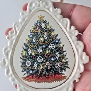 Wedgewood Ornament / Wedgewood Items / Designer Ornament/ Tree Ornament / Wedgewood/ Wedgewood Decor / Christmas Ornament/ Christmas Items