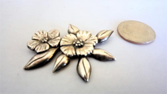 Vintage Dogwood Brooch / Pin /Har Brooch / Pin / … - image 5