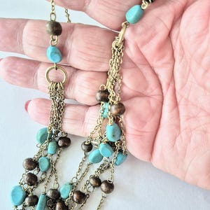 Ralph Lauren Jewelry / Ralph Lauren Necklace / Designer Necklace / Ralph Lauren Items / Designer  Jewelry / Turquoise Necklace  Ralph Laure
