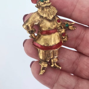 Vintage Santa Brooch / Pin / Old Fashioned Santa Brooch / Pin / Santa Brooch / Pin / Christmas Brooch / Pin / Vintage Santas / Santa Items image 2