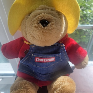 Paddington Bear / Paddington Items / Bear Items / Sears Paddington Bear/ Craftsmen Items / Stuffed Bear / Designer Bear