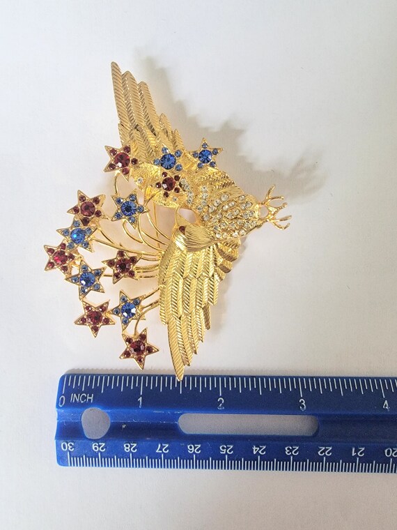 Eisenberg Brooch / Pin / Eagle Brooch / Pin / Patriotic Brooch / Pin / Eagle Items / Eisenberg Brooch / Pin / Designer Brooch / Pin View 4