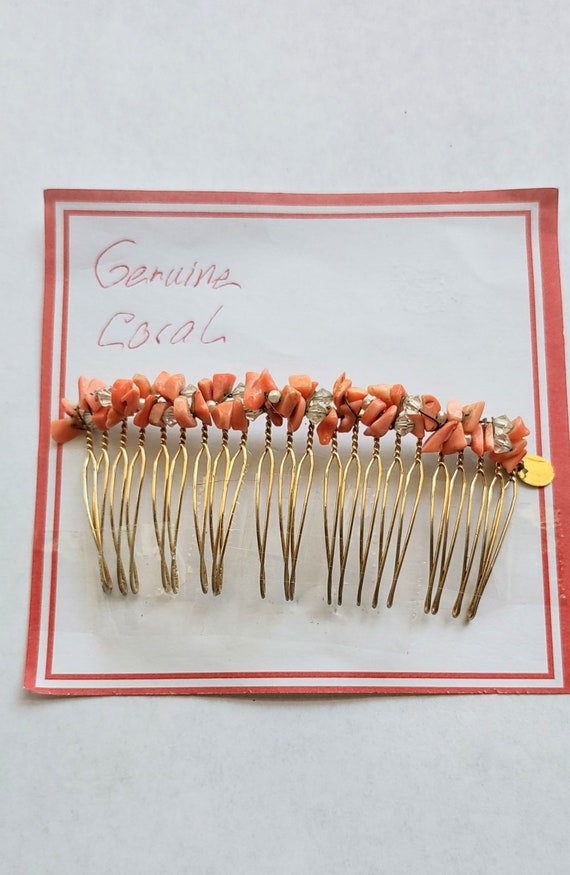 Hair Comb/ Coral Hair Comb/ Coral Items / Hair Ass