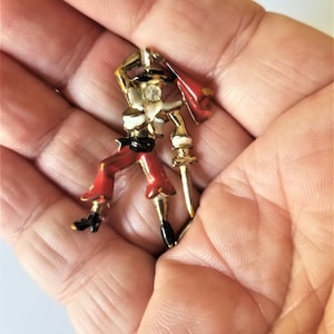 Broche stierenvechter / speld / sieraden stierenvechter / items stierenvechter / broche Spanje / speld / figurale broche / speld / broche jaren 50 / speld
