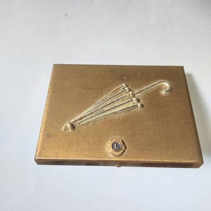 Cosmetic Compact / Compact/ Lions Club Compact/ Lions Club Items / Cosmetic Items / Powder Compact / Vintage Compact / Vintage Cosmetic Item