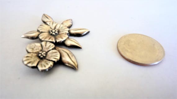 Vintage Dogwood Brooch / Pin /Har Brooch / Pin / … - image 4