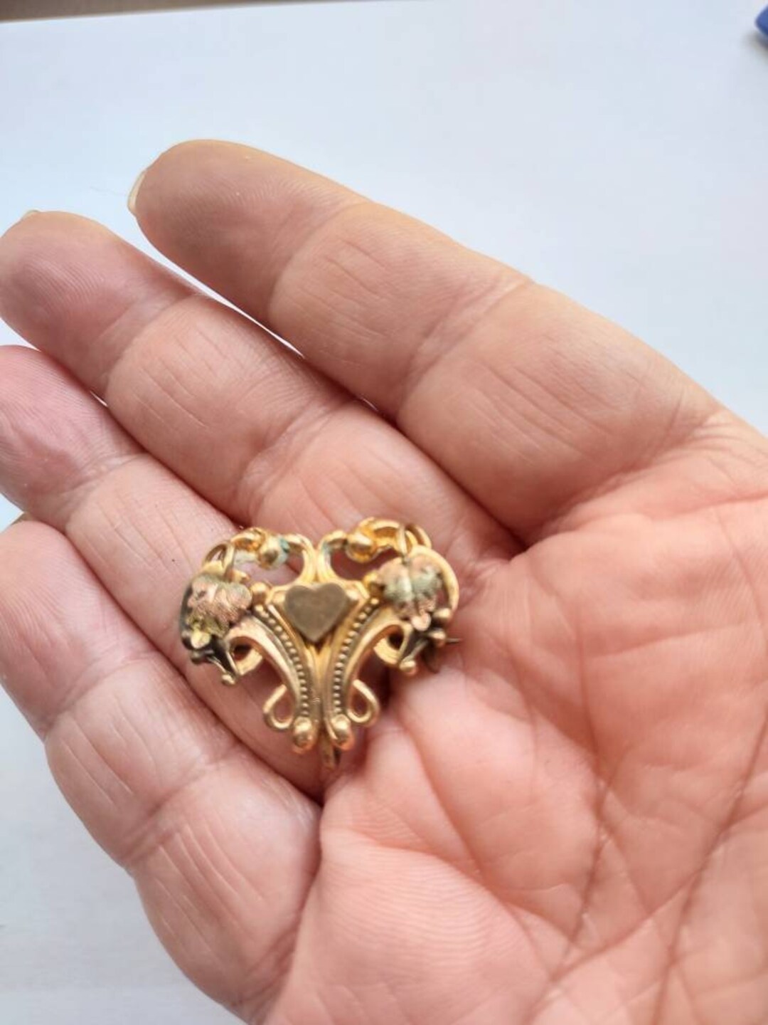 Antique Victorian Brooch / Pin/simmons Brooch / Pin / Watch Fob Brooch