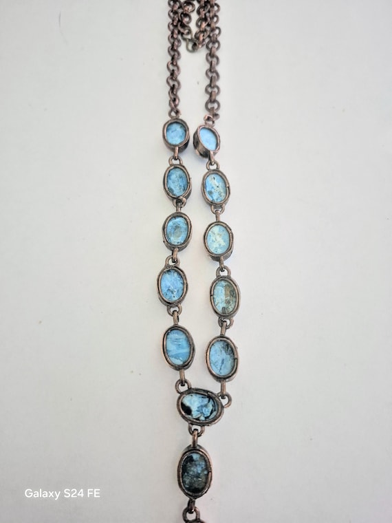 Turquoise Necklace/ Turquoise  Jewelry  / Copper Necklace/ Handmade Necklace/ Copper Jewelry  / Copper Items / Handmade  Jewelry View 3