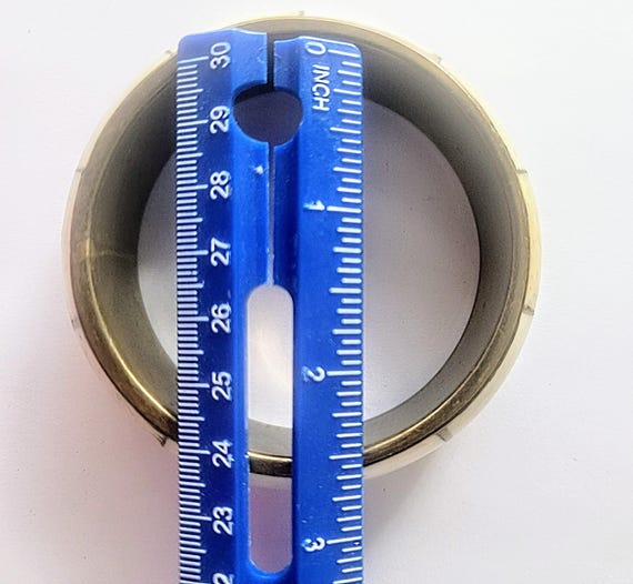 Bone Statement Bracelet: Brass Inlay Bangle - image 3