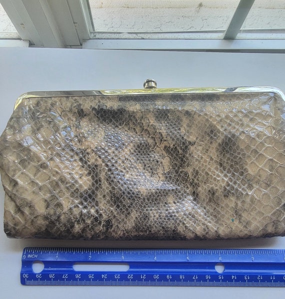 Eel Purse/ Designer Purse / Hobo Purse / Hobo Clutch Purse / Eel Items / Eel Clutch Purse / Designer Items / Biege Purse