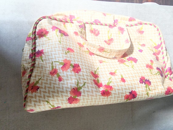 Christian Dior Floral Makeup Bag: Designer Travel Bag