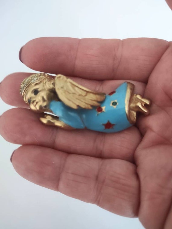 Unique Christmas Brooch / Pin / Rare Brooch / Pin… - image 1