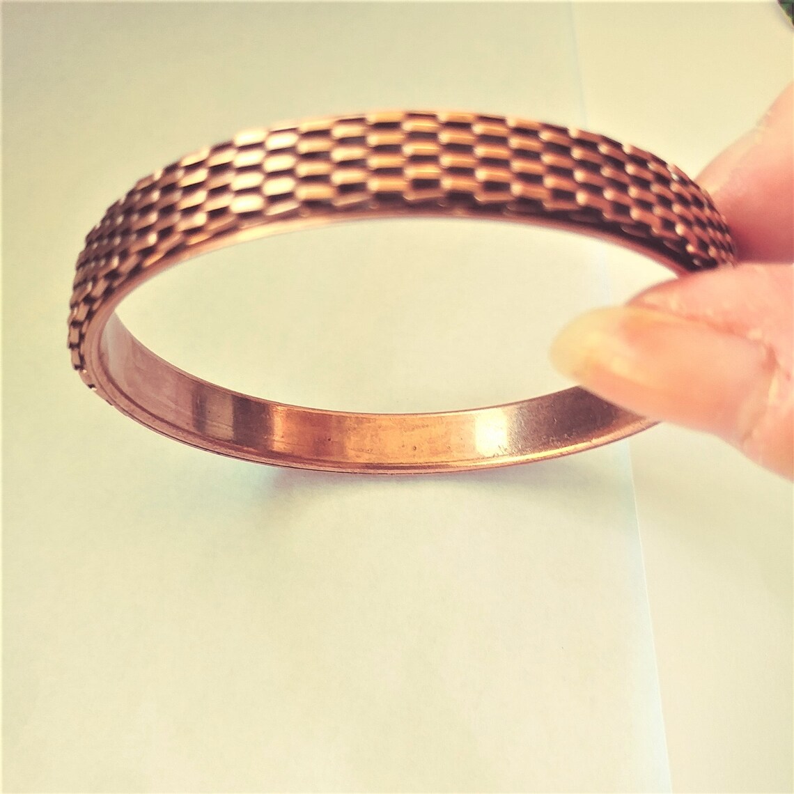 Vintage Copper Bracelet / Solid Copper Bracelet / Bangle Etsy