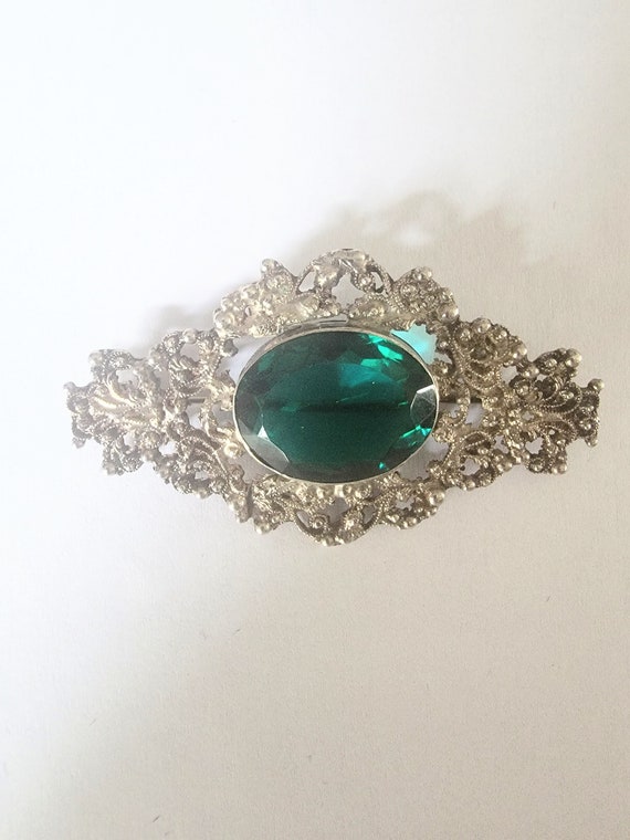 Antique Silver Brooch/ Pin/ Sterling Brooch / Pin… - image 2