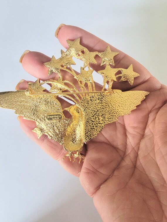 Eisenberg Brooch / Pin / Eagle Brooch / Pin / Patriotic Brooch / Pin / Eagle Items / Eisenberg Brooch / Pin / Designer Brooch / Pin View 3