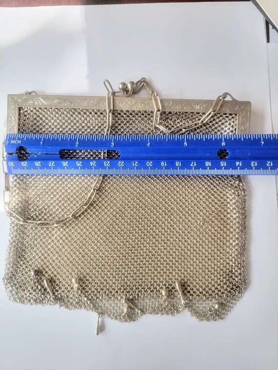 German Silver Purse/ Antique Purse / German Silve… - image 5