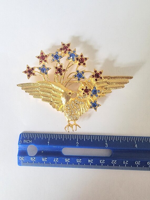 Eisenberg Brooch / Pin / Eagle Brooch / Pin / Patriotic Brooch / Pin / Eagle Items / Eisenberg Brooch / Pin / Designer Brooch / Pin View 5